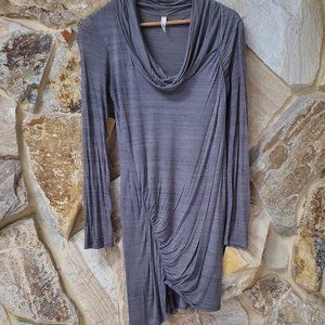 Heather Grey Cotton Tunic